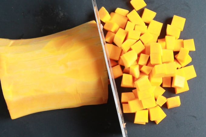 How to peel and cut a butternut squash 