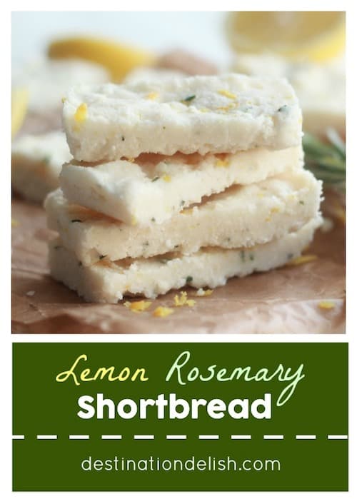 Lemon Rosemary Shortbread