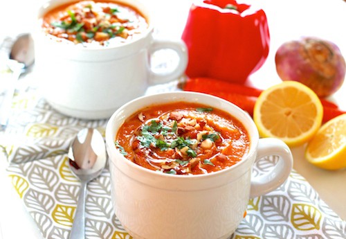 Roasted 8 Vegetable Soup 