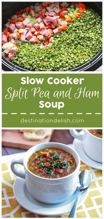 Slow Cooker Split Pea Soup | Destination Delish