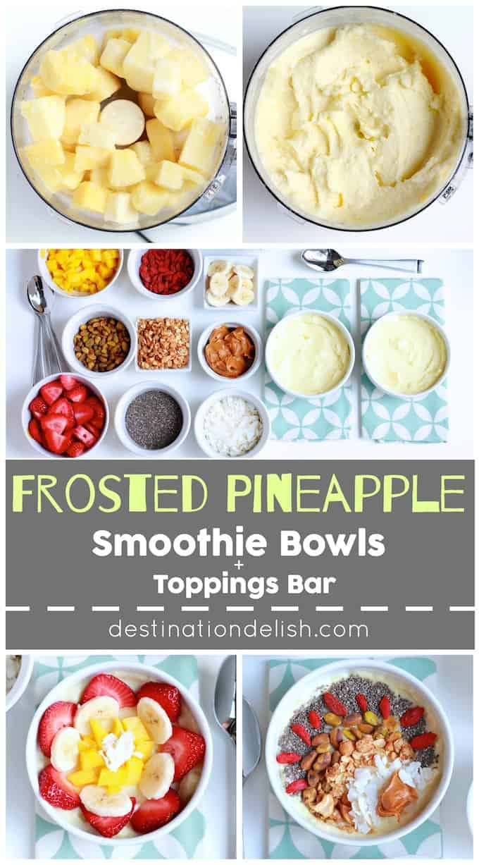 Frosted Pineapple Smoothie Bowl