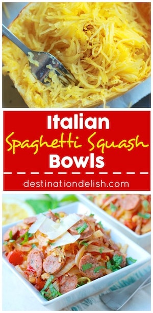 Italian Spaghetti Squash Bowls 