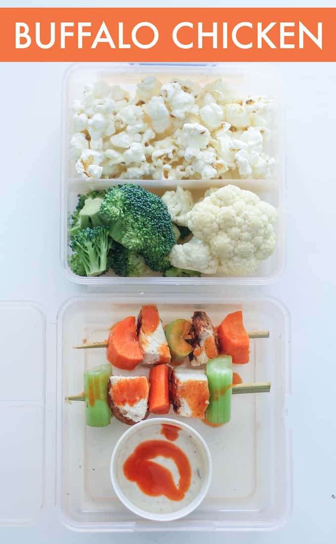 Healthy Gluten Free Lunch Skewers | Destination Delish - With fresh fruits and veggies, cheese, and a few common dinner leftovers, I've switched up our lunch routine through skewers! 
