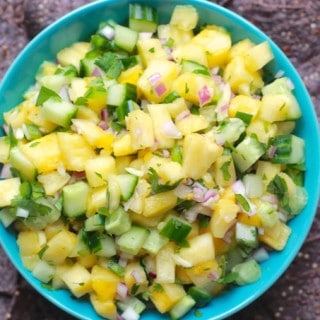 Pineapple Cucumber Salsa